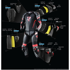 Rebelhorn REBEL BLACK FLUO YELLOW LEATHER MOTORCYCLE JACKET