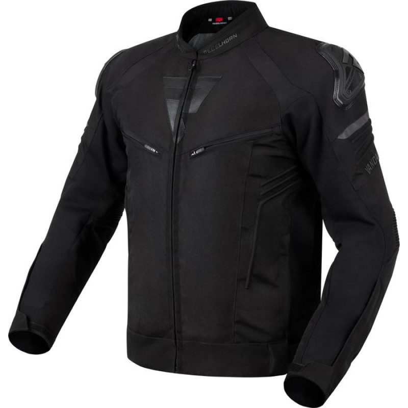 Rebelhorn VANDAL BLACK TEXTILE MOTORCYCLE JACKET