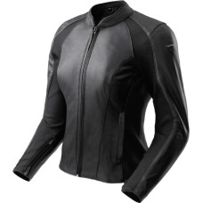 Rebelhorn SIENA WOMEN BLACK LEATHER MOTORCYCLE JACKET WXS