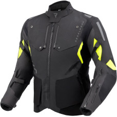Rebelhorn HIKER 4 DARK GREY BLACK FLUO YELLOW TEXTILE MOTORCYCLE JACKET