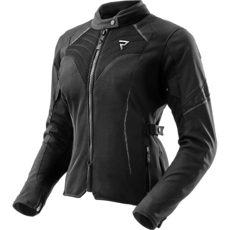 Rebelhorn JAX WOMEN BLACK TEXTILE MOTORCYCLE JACKET WXS