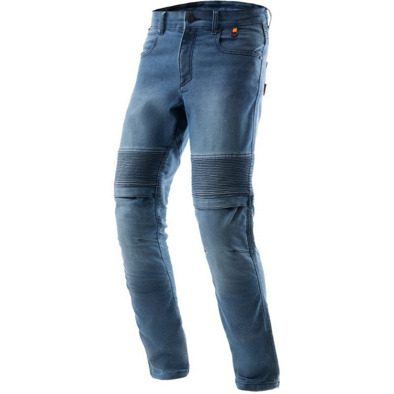 Rebelhorn REVOLT WASHED BLUE MOTORCYCLE JEANS MONOLAYER