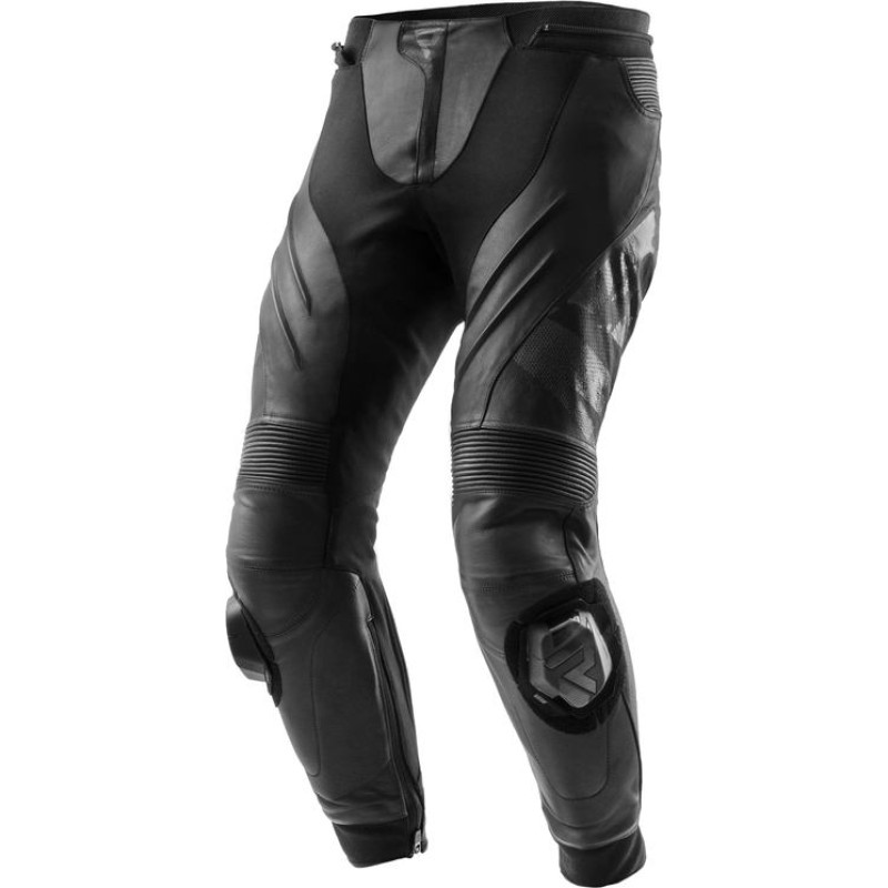 Rebelhorn INFERNO BLACK LEATHER MOTORCYCLE PANTS