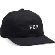 FOX W Wordmark Adjustable Hat Black