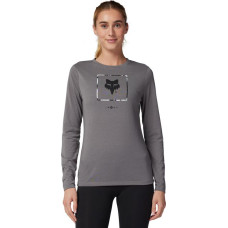 FOX W Atlas Ls Tech Tee Pewter
