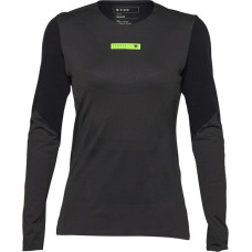 FOX LADY RAWTEC BLACK XS long sleeve cycling jersey
