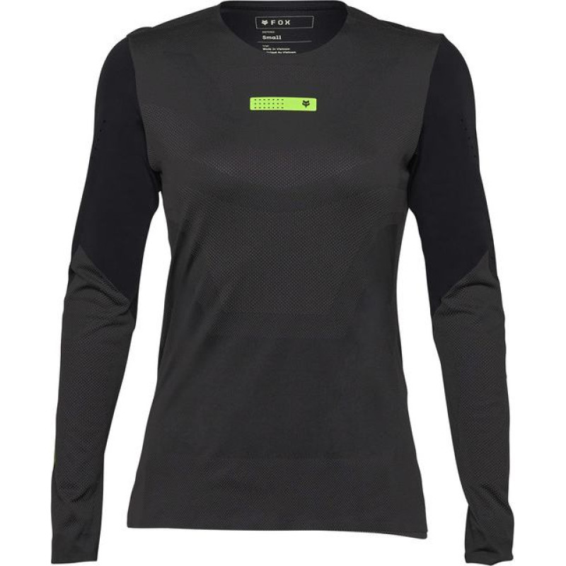 FOX LADY RAWTEC BLACK XS long sleeve cycling jersey