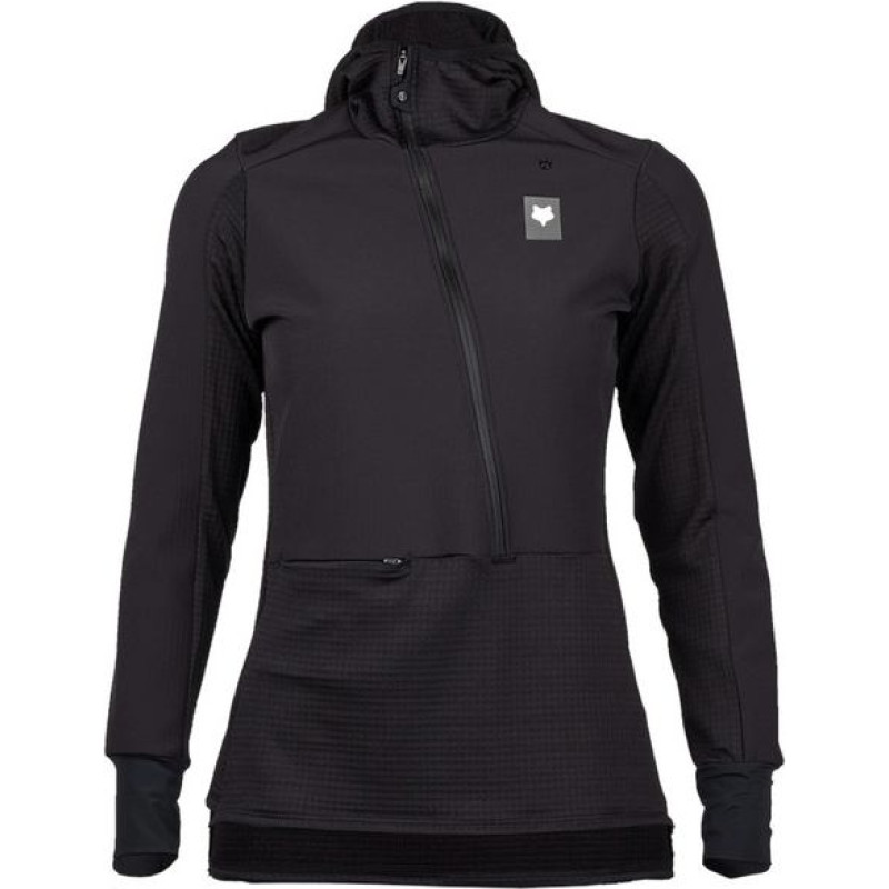 FOX LADY DEFEND THERMAL BLACK XS cycling hoodie.