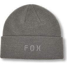 FOX WINTER HAT FOX WORDMARK BEANIE PEWTER