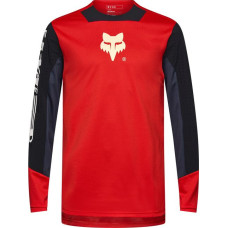 FOX BICYCLE SHIRT LONG-SLEEVED FOX DEFEND ELEVATED FLUORESCENT RED