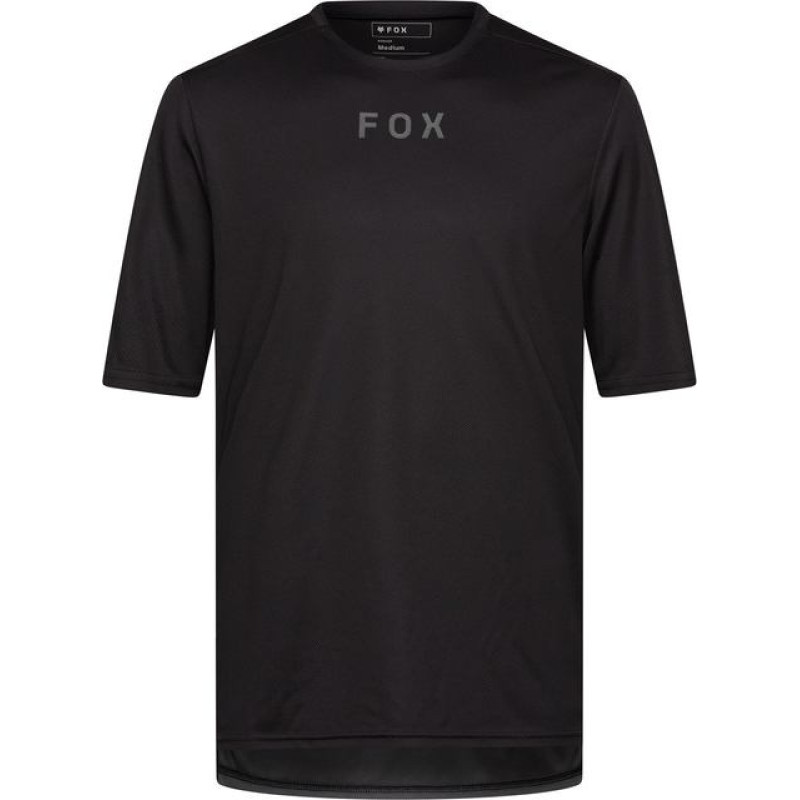 FOX CYCLING SHIRT FOX RANGER WORDMARK BLACK