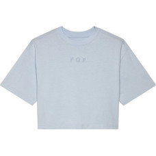 FOX T-SHIRT FOX LADY WORDMARK OS CROP TEE PALE BLUE