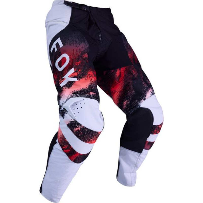 FOX PANTS FOX 180 KAIROS WHITE/FLUO RED