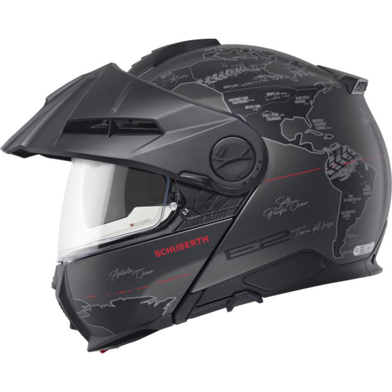Schuberth Helmet E2 Atlas matt black/red