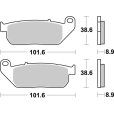 SBS Brakepads Sintered