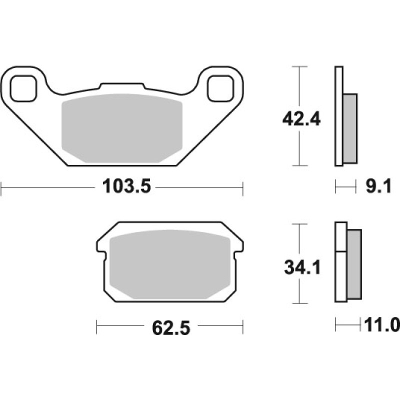 SBS Brakepads Ceramic