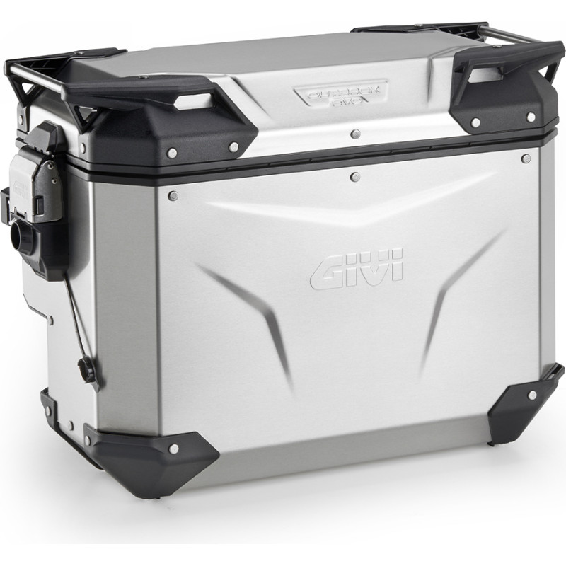 Givi Trekker Outback EVO Natural Alu cam-side cutout Right 40ltr sold without l