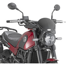 Givi Black anodized aluminium universal screen Race Caf&eacute; 20.5 x 26.5 cm (H x W)