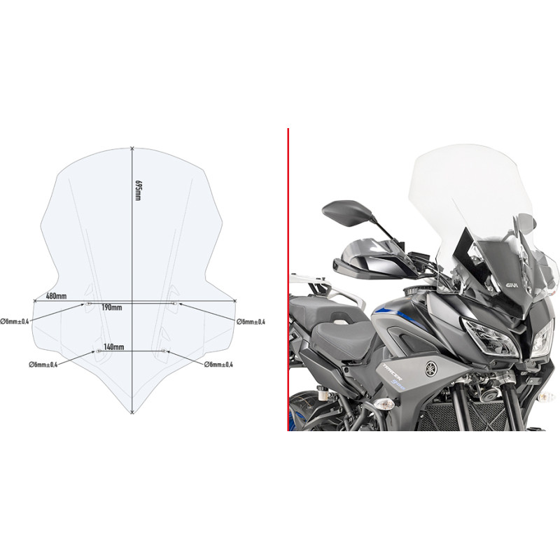 Givi SPOILER YAMAHA TRACER