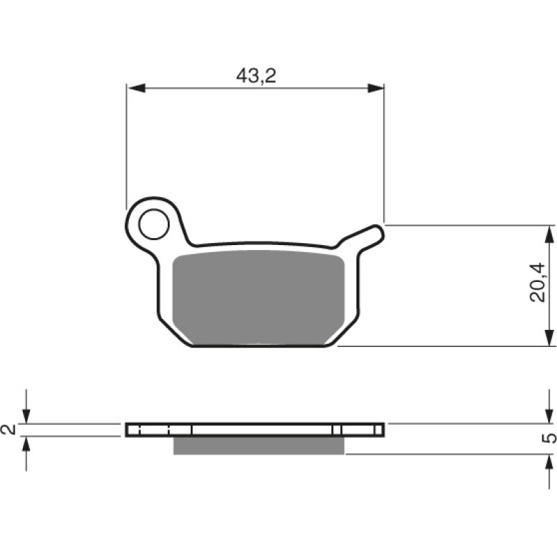 Goldfren Brake Pads 190 Ceramic Carbon S3