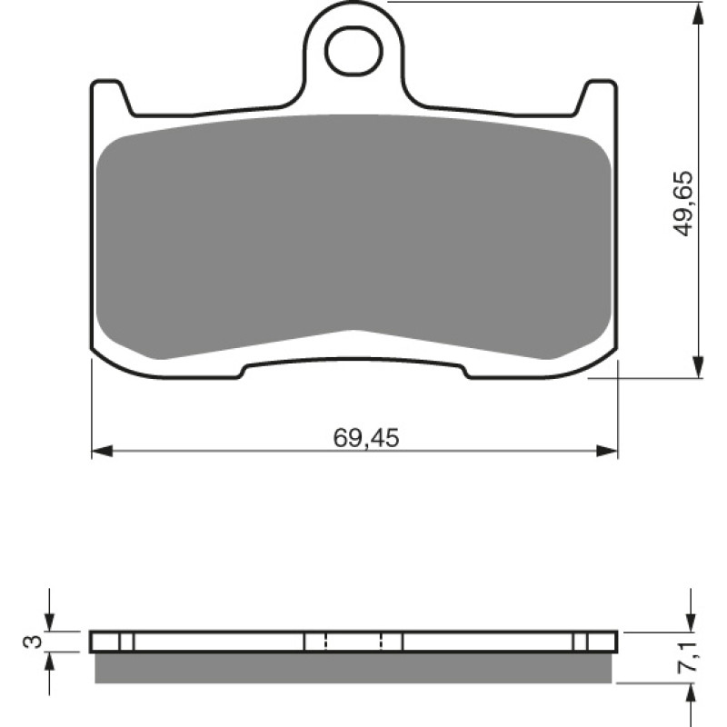 Goldfren Brake Pads 207 Ceramic Carbon S3