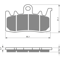 Goldfren Brake Pads 328 Ceramic Carbon S3
