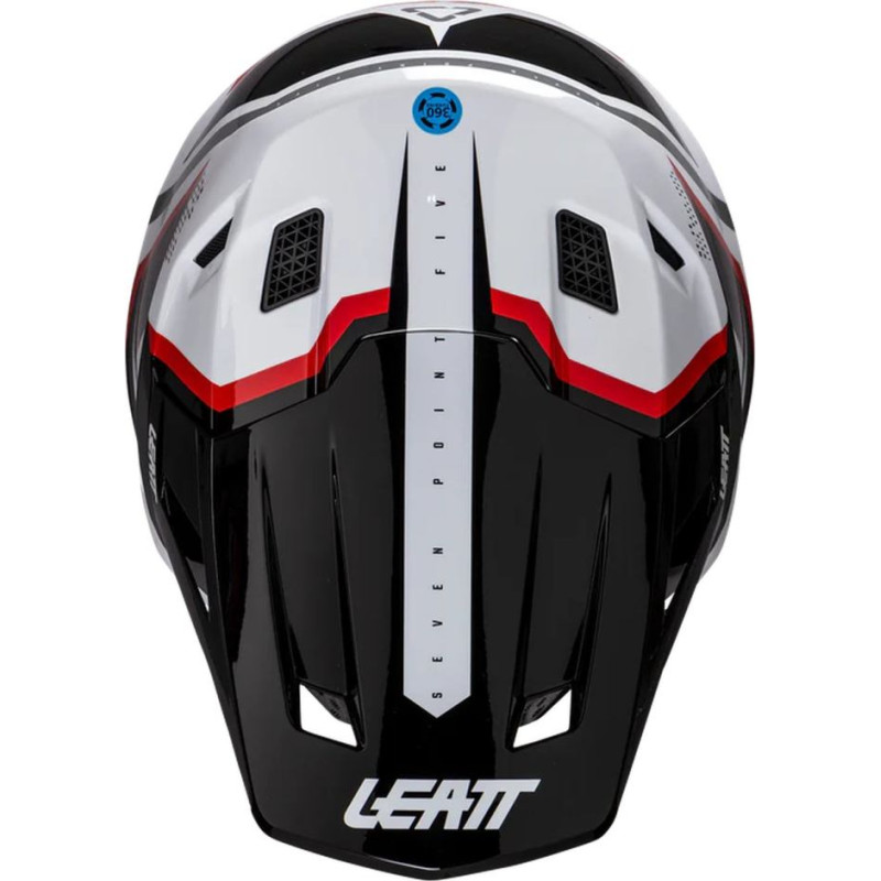 Leatt Helmet Kit Moto 7.5 White/Red V26