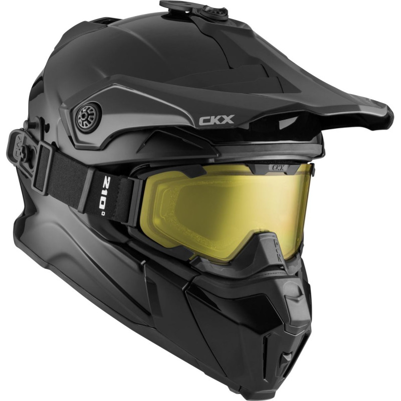 CKX Helmet Titan Solid matt black with goggle