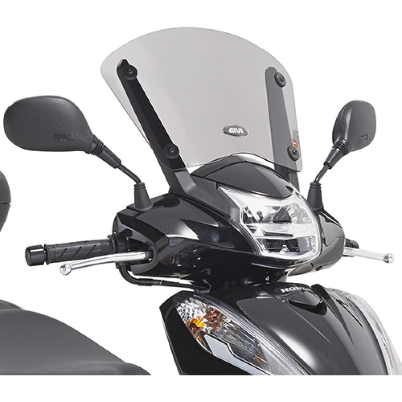Givi Specific smoked low screen to be fixed with original Honda fitting kit. 27