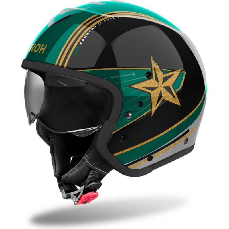 Airoh Helmet J 110 Command Mint Green Gloss