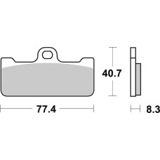SBS Brakepads Dual Sinter
