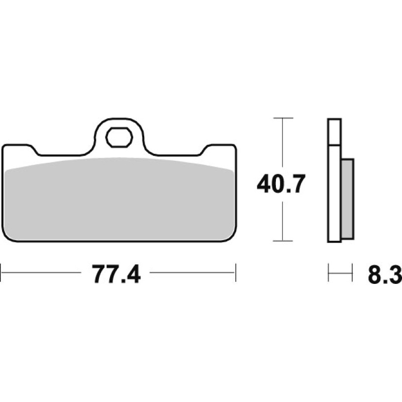 SBS Brakepads Dual Sinter