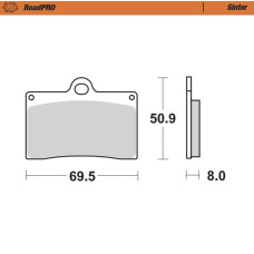 Moto Master Moto-Master Brakepads RoadPRO Sinter front