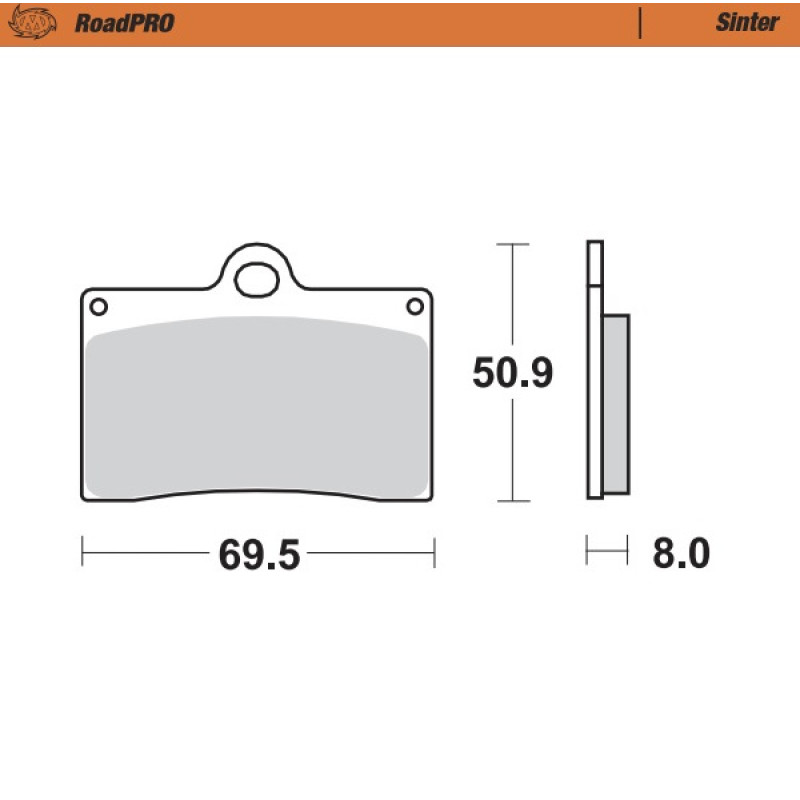Moto Master Moto-Master Brakepads RoadPRO Sinter front