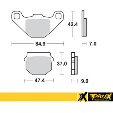 Prox Front Brake Pad KX80 '88-96 + RM80 '86-95