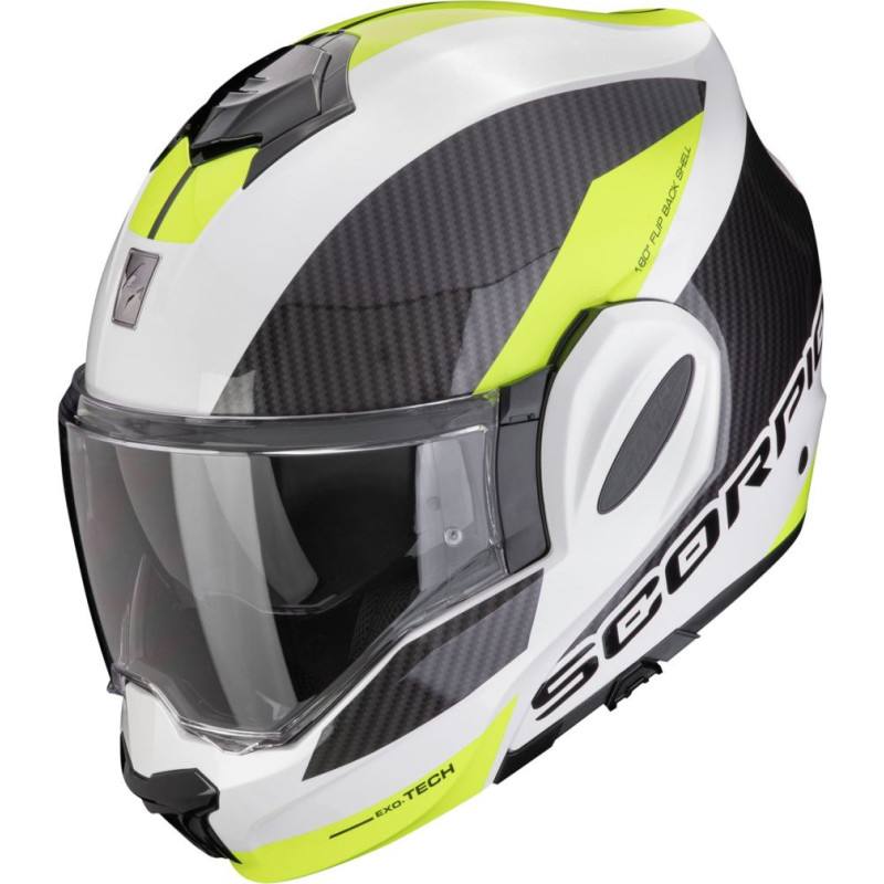 SCORPION Helmet EXO-TECH Evo Team white/yellow