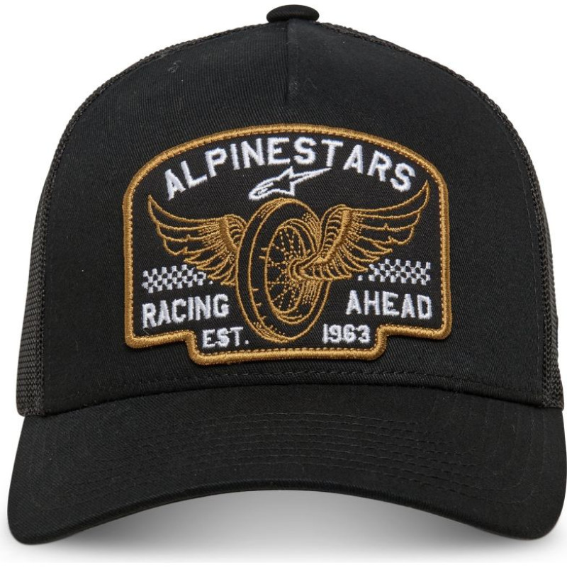Alpinestars Heritage Patch Trucker Hat Black/Black OS