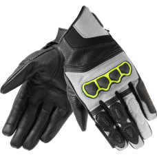 Rebelhorn PATROL SHORT BLACK GREY MOTORCYCLE GLOVES