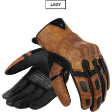 Rebelhorn THUG 2 WOMEN VINTAGE BROWN MOTORCYCLE GLOVES WXS