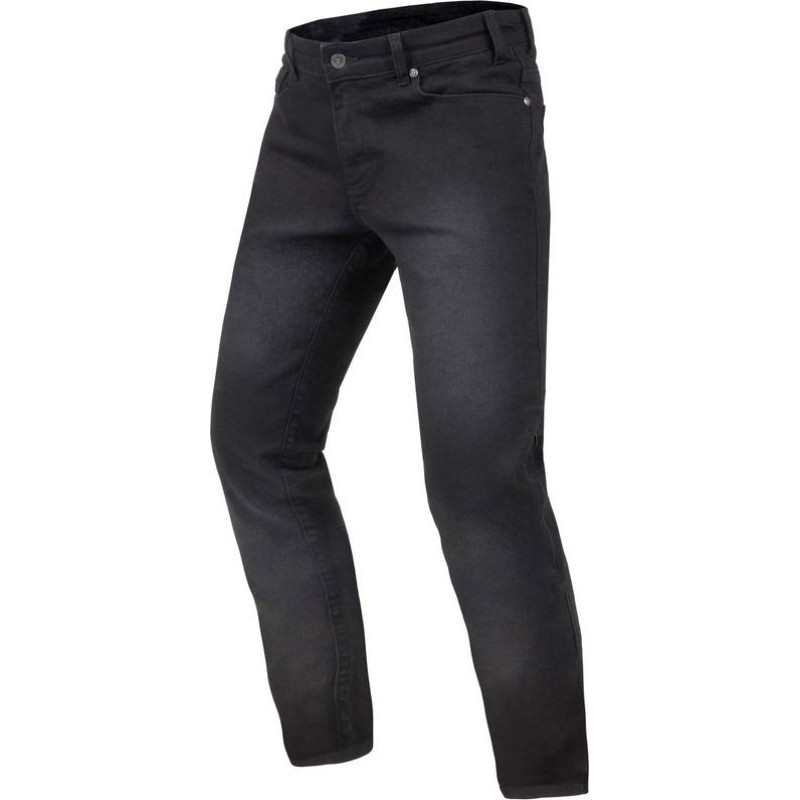 Rebelhorn CLASSIC 3 WASHED BLACK MOTORCYCLE JEANS REGULAR FIT
