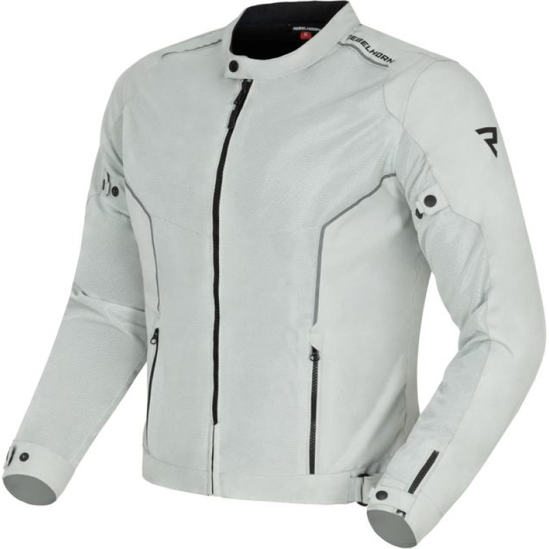 Rebelhorn WAVE GREY TEXTILE MOTORCYCLE JACKET