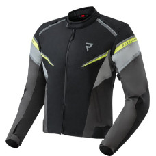 Rebelhorn SPARK BLACK GREY FLUO YELLOW TEXTILE MOTORCYCLE JACKET