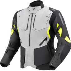 Rebelhorn HIKER 4 BLACK GREY FLUO YELLOW TEXTILE MOTORCYCLE JACKET
