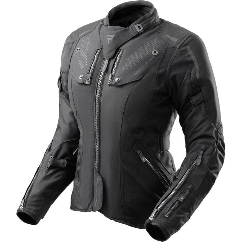 Rebelhorn HIKER 4 WOMEN BLACK TEXTILE MOTORCYCLE JACKET WXS