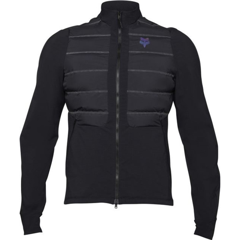 FOX JACKET FOX FLEXAIR FIRE HYBRID LUNAR BLACK