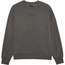 FOX WORDMARK OVERSIZED FLEECE CREW PEWTER S sweatshirt