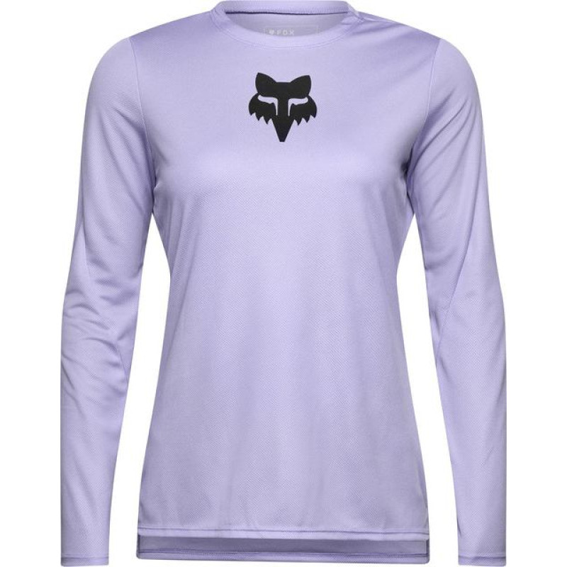 FOX BICYCLE SHIRT LONG-SLEEVED FOX LADY RANGER HEAD LILAC