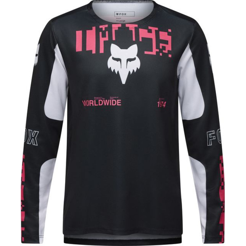 FOX BICYCLE SHIRT LONG-SLEEVED FOX JUNIOR RANGER DIGI IMAGE BLACK