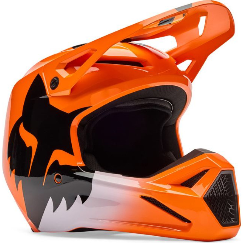 FOX HELMET FOX JUNIOR V1 SHIELD FLUO ORANGE