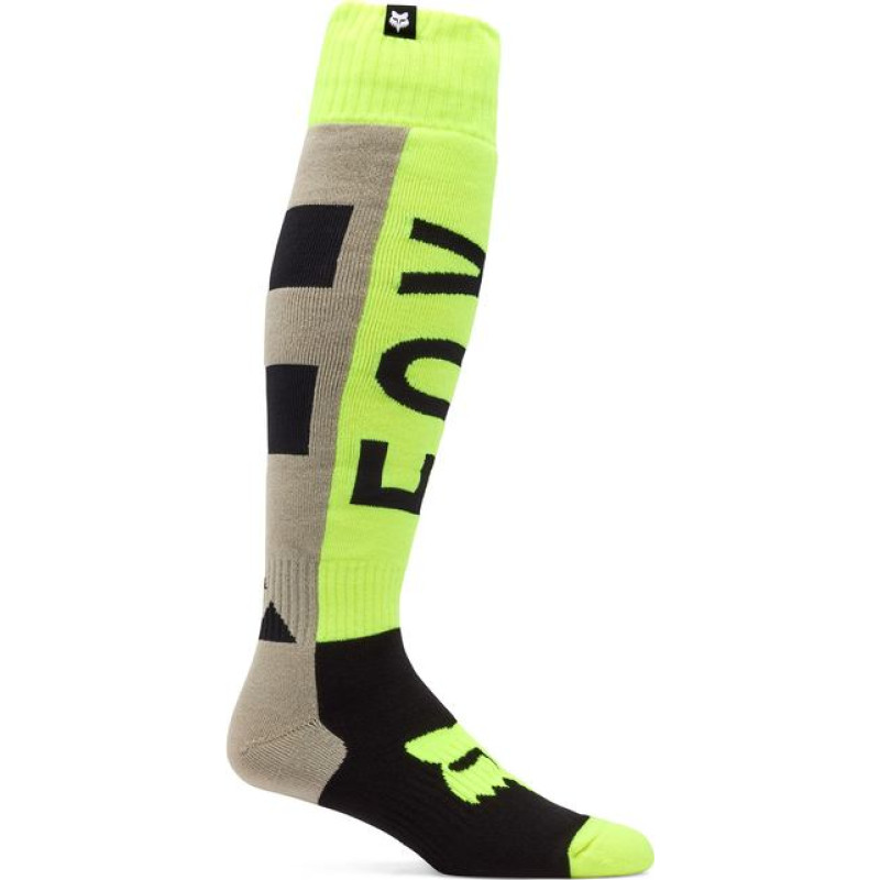 FOX 180 COLLECT SOCKS GREY/YELLOW